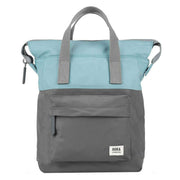 Roka Grey Bantry B Small Creative Waste Two Tone Recycled Nylon Backpack