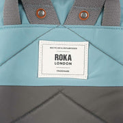 Roka Grey Canfield B Medium Creative Waste Two Tone Recycled Nylon Backpack