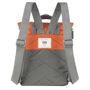 Roka Grey Canfield B Small Creative Waste Two Tone Recycled Nylon Backpack