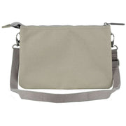 Roka Grey Carnaby XL Recycled Canvas Crossbody Bag