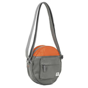 Roka Grey Paddington B Creative Waste Two Tone Recycled Nylon Crossbody Bag