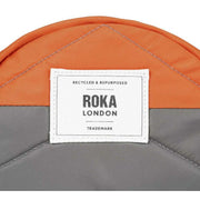 Roka Grey Paddington B Creative Waste Two Tone Recycled Nylon Crossbody Bag