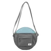 Roka Grey Paddington B Creative Waste Two Tone Recycled Nylon Crossbody Bag