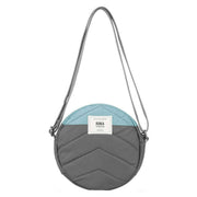 Roka Grey Paddington B Creative Waste Two Tone Recycled Nylon Crossbody Bag