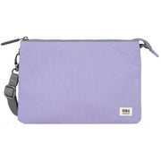 Roka Lilac Carnaby XL Recycled Canvas Crossbody Bag