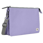 Roka Lilac Carnaby XL Recycled Canvas Crossbody Bag