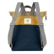 Roka Navy Canfield B Medium Creative Waste Two Tone Recycled Nylon Backpack