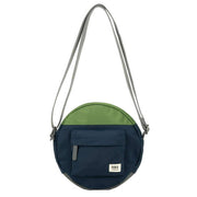 Roka Navy Paddington B Creative Waste Two Tone Recycled Nylon Crossbody Bag