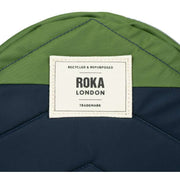 Roka Navy Paddington B Creative Waste Two Tone Recycled Nylon Crossbody Bag