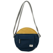 Roka Navy Paddington B Creative Waste Two Tone Recycled Nylon Crossbody Bag