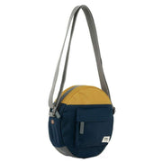 Roka Navy Paddington B Creative Waste Two Tone Recycled Nylon Crossbody Bag