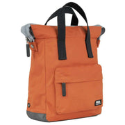 Roka Orange Bantry B Small Black Label Recycled Nylon Backpack