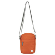 Roka Orange Bond Recycled Canvas Crossbody Bag