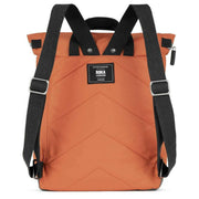 Roka Orange Canfield B Medium Black Label Recycled Nylon Backpack