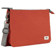 Roka Orange Carnaby XL Recycled Canvas Crossbody Bag