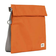 Roka Orange Stratford Recycled Nylon Sling Bag