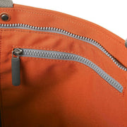 Roka Orange Trafalgar B Recycled Canvas Tote Bag