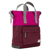 Roka Pink Bantry B Small Creative Waste Two Tone Recycled Nylon Backpack