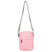 Roka Pink Bond Recycled Canvas Crossbody Bag