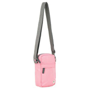 Roka Pink Bond Recycled Canvas Crossbody Bag