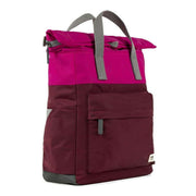 Roka Pink Canfield B Medium Creative Waste Two Tone Recycled Nylon Backpack