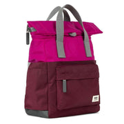 Roka Pink Canfield B Small Creative Waste Two Tone Recycled Nylon Backpack