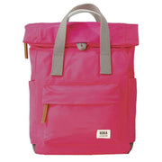 Roka Pink Canfield B Small Recycled Nylon Backpack