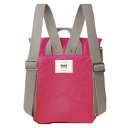 Roka Pink Canfield B Small Recycled Nylon Backpack