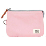 Roka Pink Carnaby Small Recycled Canvas Wallet