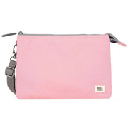 Roka Pink Carnaby XL Recycled Canvas Crossbody Bag