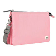 Roka Pink Carnaby XL Recycled Canvas Crossbody Bag