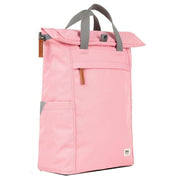 Roka Pink Finchley A Medium Sustainable Canvas Backpack