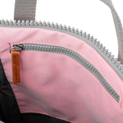 Roka Pink Finchley A Small Sustainable Canvas Backpack