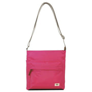 Roka Pink Kennington B Medium Sustainable Nylon Crossbody Bag