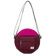 Roka Pink Paddington B Creative Waste Two Tone Recycled Nylon Crossbody Bag