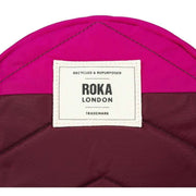 Roka Pink Paddington B Creative Waste Two Tone Recycled Nylon Crossbody Bag