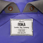 Roka Purple Bantry B Medium Sustainable Nylon Backpack