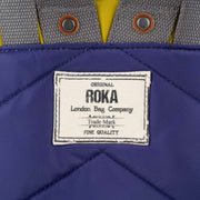 Roka Purple Bantry B Small Creative Waste Colour Block Recycled Nylon Backpack