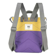 Roka Purple Bantry B Small Creative Waste Two Tone Recycled Canvas Backpack