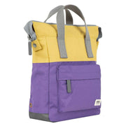 Roka Purple Bantry B Small Creative Waste Two Tone Recycled Canvas Backpack