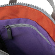 Roka Purple Bantry B Small Creative Waste Two Tone Recycled Canvas Backpack