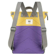 Roka Purple Canfield B Medium Creative Waste Two Tone Recycled Canvas Backpack