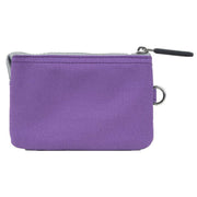 Roka Purple Carnaby Small Black Label Recycled Canvas Wallet