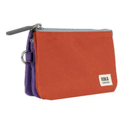 Roka Purple Carnaby Small Creative Waste Two Tone Recycled Canvas Wallet