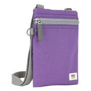 Roka Purple Chelsea Sustainable Canvas Pocket Sling Bag