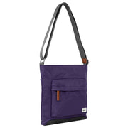 Roka Purple Kennington B Medium Sustainable Nylon Cross Body Bag