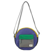 Roka Purple Paddington B Creative Waste Colour Block Recycled Nylon Crossbody Bag