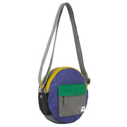 Roka Purple Paddington B Creative Waste Colour Block Recycled Nylon Crossbody Bag