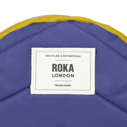 Roka Purple Paddington B Creative Waste Colour Block Recycled Nylon Crossbody Bag