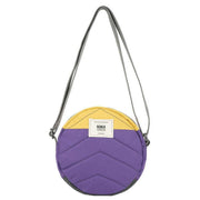 Roka Purple Paddington B Creative Waste Two Tone Recycled Canvas Crossbody Bag